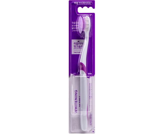 Зубная щетка LG Bamboosalt HPS Whitening The Purple Toothbrush Средней жесткости Белая (8809949163829) Зубная щетка LG Bamboosalt HPS Whitening The Purple Toothbrush Средней жесткости Белая (8809949163829)