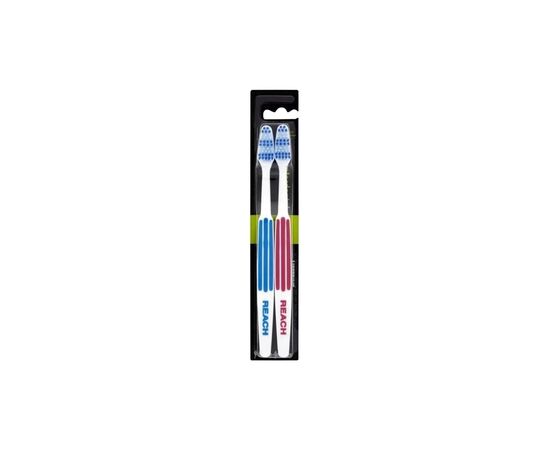 Зубная щетка Reach Toothbrush Medium Twin Pack Interdental Красно-синяя 2 шт (8801051803371) Зубная щетка Reach Toothbrush Medium Twin Pack Interdental Красно-синяя 2 шт (8801051803371)