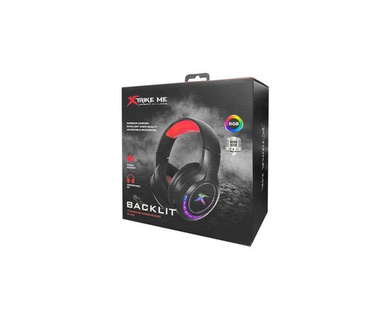 Наушники Xtrike ME GH-904 USB RGB Black (GH-904), изображение 6 Наушники Xtrike ME GH-904 USB RGB Black (GH-904), изображение 6