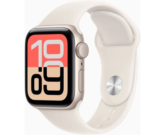 Смарт-часы Apple Watch SE 3 GPS 40mm Starlight Aluminium Case with Starlight Sport Band - M/L (MEH54RK/A) Смарт-часы Apple Watch SE 3 GPS 40mm Starlight Aluminium Case with Starlight Sport Band - M/L (MEH54RK/A)