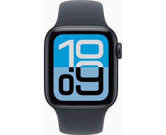 Смарт-часы Apple Watch SE 3 GPS 40mm Midnight Aluminium Case with Midnight Sport Band - S/M (MEH94RK/A), изображение 2 Смарт-часы Apple Watch SE 3 GPS 40mm Midnight Aluminium Case with Midnight Sport Band - S/M (MEH94RK/A), изображение 2