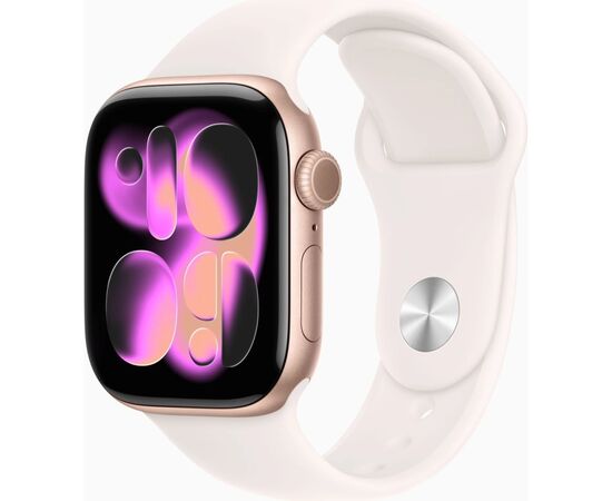 Смарт-часы Apple Watch Series 11 GPS 42mm Rose Gold Aluminium Case with Light Blush Sport Band - M/L (MEU44RK/A) Смарт-часы Apple Watch Series 11 GPS 42mm Rose Gold Aluminium Case with Light Blush Sport Band - M/L (MEU44RK/A)
