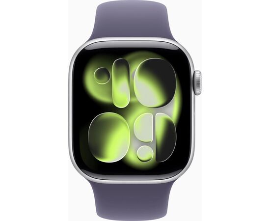 Смарт-часы Apple Watch Series 11 GPS 42mm Silver Aluminium Case with Purple Fog Sport Band - S/M (MEU64RK/A), изображение 2 Смарт-часы Apple Watch Series 11 GPS 42mm Silver Aluminium Case with Purple Fog Sport Band - S/M (MEU64RK/A), изображение 2