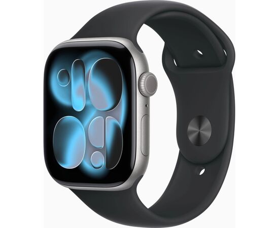 Смарт-часы Apple Watch Series 11 GPS 46mm Space Grey Aluminium Case with Black Sport Band - S/M (MEV04RK/A) Смарт-часы Apple Watch Series 11 GPS 46mm Space Grey Aluminium Case with Black Sport Band - S/M (MEV04RK/A)