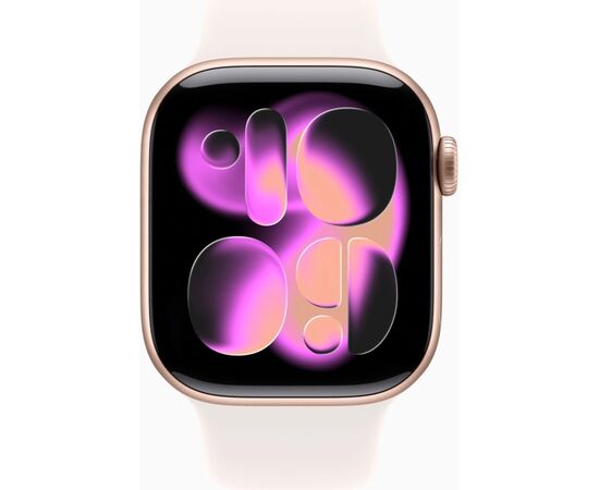 Смарт-часы Apple Watch Series 11 GPS + Cellular 42mm Rose Gold Aluminium Case with Light Blush Sport Band - S/M (MF8E4RK/A), изображение 2 Смарт-часы Apple Watch Series 11 GPS + Cellular 42mm Rose Gold Aluminium Case with Light Blush Sport Band - S/M (MF8E4RK/A), изображение 2