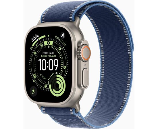 Смарт-часы Apple Watch Ultra 3 GPS + Cellular 49mm Natural Titanium Case with Blue/Bright Blue Trail Loop - M/L (MEWU4QP/A) Смарт-часы Apple Watch Ultra 3 GPS + Cellular 49mm Natural Titanium Case with Blue/Bright Blue Trail Loop - M/L (MEWU4QP/A)