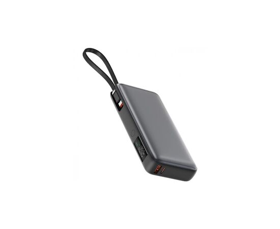 Батарея универсальная Acefast 20000mAh 130W PD, QC/3.0 USB-A+USB-C In/Out,build-in cable M22 Gray (6974316283904), изображение 2 Батарея универсальная Acefast 20000mAh 130W PD, QC/3.0 USB-A+USB-C In/Out,build-in cable M22 Gray (6974316283904), изображение 2