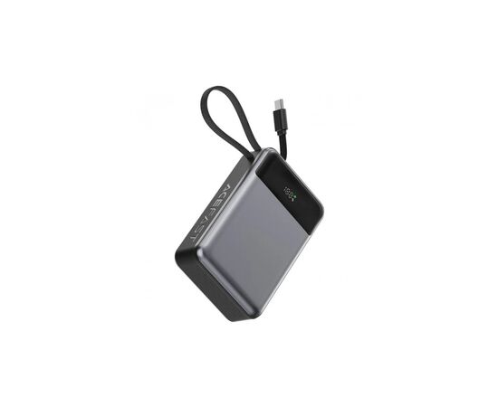 Батарея универсальная Acefast 20000mAh 65W PD, QC/3.0 USB-A+USB-C In/Out,build-in cable M21 Black-Gray (6974316283898) Батарея универсальная Acefast 20000mAh 65W PD, QC/3.0 USB-A+USB-C In/Out,build-in cable M21 Black-Gray (6974316283898)
