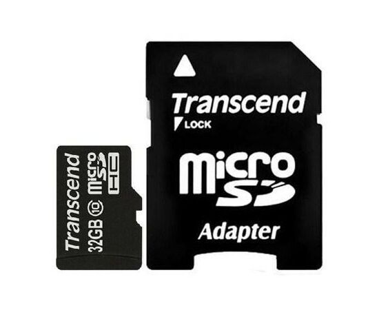 Карта памяти Transcend 32Gb microSDHC class 10 (TS32GUSDHC10) Карта памяти Transcend 32Gb microSDHC class 10 (TS32GUSDHC10)