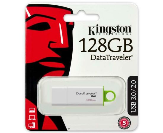 USB флеш накопитель Kingston 128Gb DataTraveler Generation 4 (DTIG4/128GB), изображение 3 USB флеш накопитель Kingston 128Gb DataTraveler Generation 4 (DTIG4/128GB), изображение 3