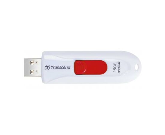 USB флеш накопичувач Transcend 16GB JetFlash 590 White USB 2.0 (TS16GJF590W), зображення 2