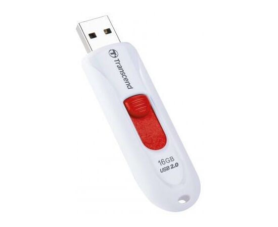 USB флеш накопичувач Transcend 16GB JetFlash 590 White USB 2.0 (TS16GJF590W), зображення 3