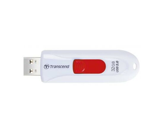 USB флеш накопичувач Transcend 32GB JetFlash 590 White USB 2.0 (TS32GJF590W), зображення 2