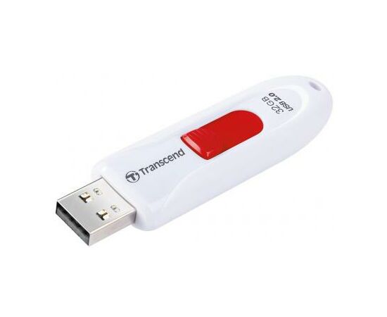 USB флеш накопичувач Transcend 32GB JetFlash 590 White USB 2.0 (TS32GJF590W), зображення 4