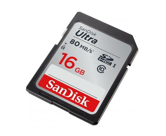 Карта памяти SanDisk 16GB SDHC Ultra Class 10 UHS (SDSDUNC-016G-GN6IN), изображение 3 Карта памяти SanDisk 16GB SDHC Ultra Class 10 UHS (SDSDUNC-016G-GN6IN), изображение 3