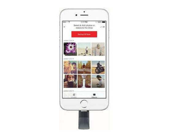 USB флеш накопитель SanDisk 64GB iXpand USB 3.0 /Lightning (SDIX30N-064G-GN6NN), изображение 5 USB флеш накопитель SanDisk 64GB iXpand USB 3.0 /Lightning (SDIX30N-064G-GN6NN), изображение 5