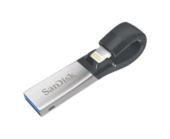 USB флеш накопитель SanDisk 32GB iXpand USB 3.0/Lightning (SDIX30C-032G-GN6NN), изображение 2 USB флеш накопитель SanDisk 32GB iXpand USB 3.0/Lightning (SDIX30C-032G-GN6NN), изображение 2