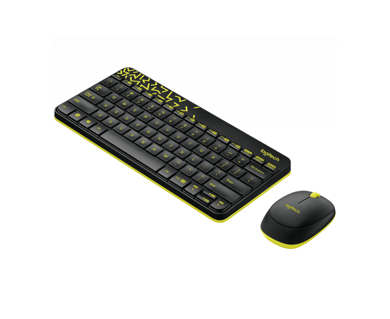 Комплект Logitech Wireless Combo MK240 Ru Black (920-008213), зображення 4 Комплект Logitech Wireless Combo MK240 Ru Black (920-008213), зображення 4