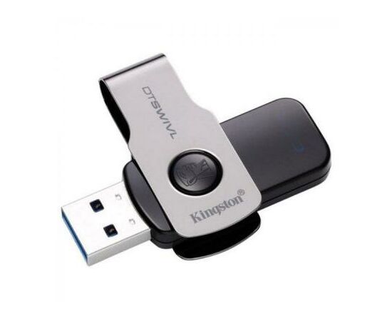 USB флеш накопитель Kingston 32GB DT SWIVL Metal USB 3.0 (DTSWIVL/32GB), изображение 2 USB флеш накопитель Kingston 32GB DT SWIVL Metal USB 3.0 (DTSWIVL/32GB), изображение 2