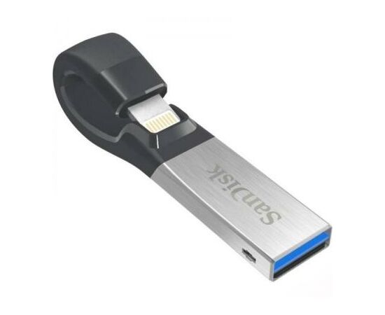 USB флеш накопитель SanDisk 16GB iXpand USB 3.0/Lightning (SDIX30C-016G-GN6NN), изображение 3 USB флеш накопитель SanDisk 16GB iXpand USB 3.0/Lightning (SDIX30C-016G-GN6NN), изображение 3