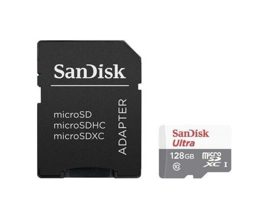 Карта памяти SanDisk 128GB microSDXC class 10 UHS-I Ultra (SDSQUNS-128G-GN6TA) Карта памяти SanDisk 128GB microSDXC class 10 UHS-I Ultra (SDSQUNS-128G-GN6TA)