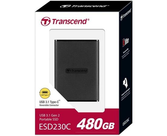 Накопитель SSD USB 3.1 480GB Transcend (TS480GESD230C), изображение 6 Накопитель SSD USB 3.1 480GB Transcend (TS480GESD230C), изображение 6