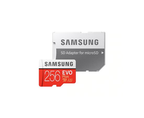 Карта памяти Samsung 256GB microSDXC class 10 UHS-I U1 Evo Plus V2 (MB-MC256HA/RU), изображение 4 Карта памяти Samsung 256GB microSDXC class 10 UHS-I U1 Evo Plus V2 (MB-MC256HA/RU), изображение 4