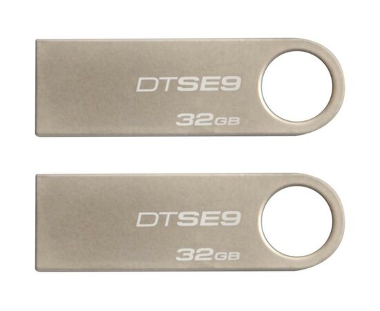USB флеш накопитель Kingston 2x32GB DataTraveler SE9 USB 2.0 (DTSE9H/32GB-2P) USB флеш накопитель Kingston 2x32GB DataTraveler SE9 USB 2.0 (DTSE9H/32GB-2P)