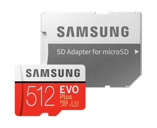 Карта памяти Samsung 512GB microSD class 10 UHS-I U3 Evo Plus V2 (MB-MC512HA/RU) Карта памяти Samsung 512GB microSD class 10 UHS-I U3 Evo Plus V2 (MB-MC512HA/RU)
