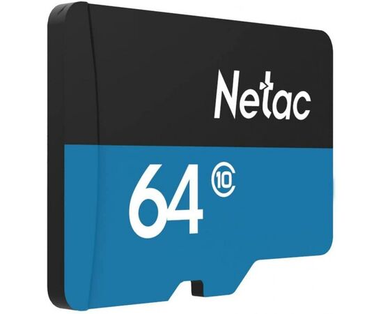 Карта памяти Netac 64GB microSD class 10 UHS-I U1 (NT02P500STN-064G-S), изображение 2 Карта памяти Netac 64GB microSD class 10 UHS-I U1 (NT02P500STN-064G-S), изображение 2