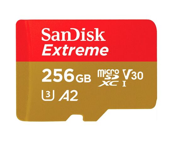 Карта памяти SanDisk 256GB microSD class 10 UHS-I U3 V30 A2 Extreme Mobile Gaming (SDSQXA1-256G-GN6GN) Карта памяти SanDisk 256GB microSD class 10 UHS-I U3 V30 A2 Extreme Mobile Gaming (SDSQXA1-256G-GN6GN)
