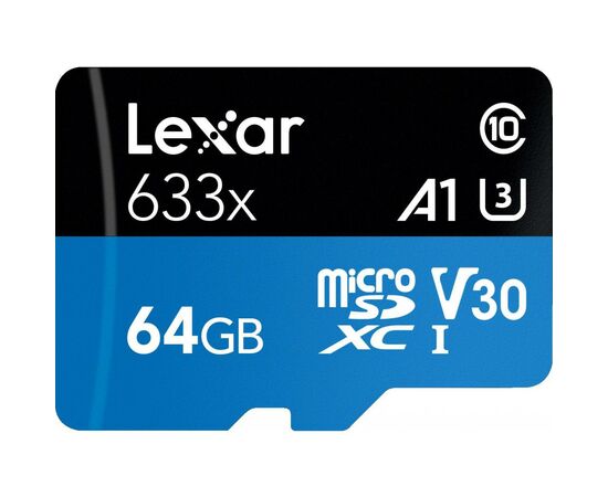 Карта памяти Lexar 64GB microSDXC class 10 UHS-I 633x (LSDMI64GBB633A) Карта памяти Lexar 64GB microSDXC class 10 UHS-I 633x (LSDMI64GBB633A)