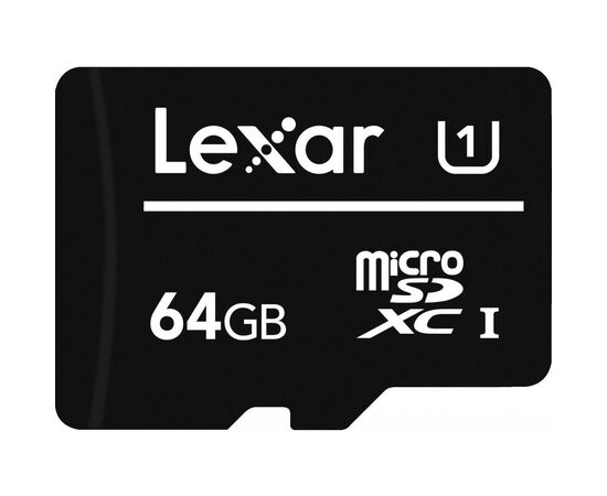 Карта памяти Lexar 64GB microSDHC class 10 UHS-I (LFSDM10-64GABC10) Карта памяти Lexar 64GB microSDHC class 10 UHS-I (LFSDM10-64GABC10)