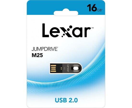 USB флеш накопитель Lexar 16GB JumpDrive M25 Titanium Gray USB 2.0 (LJDM025016G-BNQNG), изображение 6 USB флеш накопитель Lexar 16GB JumpDrive M25 Titanium Gray USB 2.0 (LJDM025016G-BNQNG), изображение 6