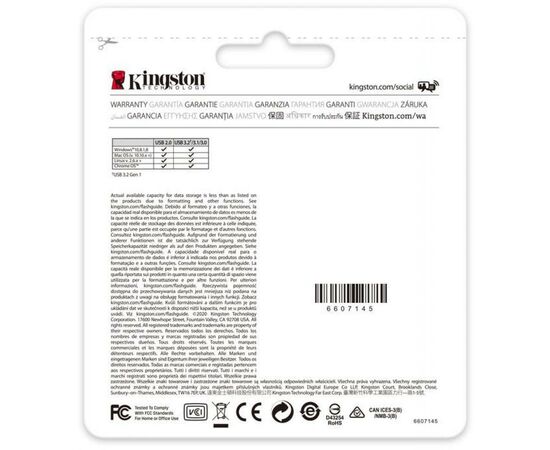 USB флеш накопитель Kingston 64GB DataTraveler Duo USB 3.2 Gen1/Type-C (DTDE/64GB), изображение 7 USB флеш накопитель Kingston 64GB DataTraveler Duo USB 3.2 Gen1/Type-C (DTDE/64GB), изображение 7