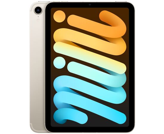 Планшет Apple iPad mini 2021 Wi-Fi + LTE 256GB, Starlight (MK8H3RK/A), изображение 3 Планшет Apple iPad mini 2021 Wi-Fi + LTE 256GB, Starlight (MK8H3RK/A), изображение 3