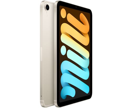 Планшет Apple iPad mini 2021 Wi-Fi + LTE 256GB, Starlight (MK8H3RK/A), изображение 4 Планшет Apple iPad mini 2021 Wi-Fi + LTE 256GB, Starlight (MK8H3RK/A), изображение 4