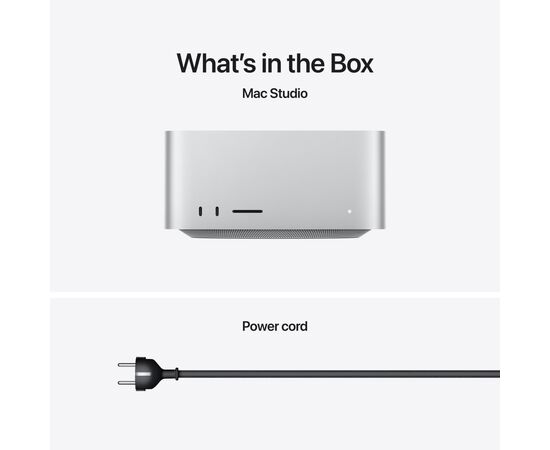 Компьютер Apple A3389 Mac Studio / M3 Ultra chip with 28core CPU, 60core GPU, 96GB, 1TB (MU973UA/A), изображение 5 Компьютер Apple A3389 Mac Studio / M3 Ultra chip with 28core CPU, 60core GPU, 96GB, 1TB (MU973UA/A), изображение 5