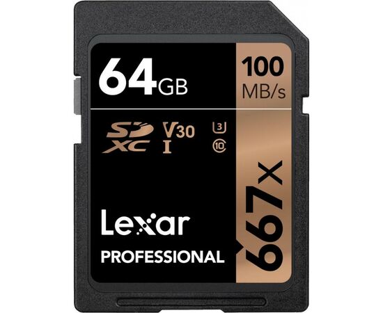 Карта памяти Lexar 64GB SDXC class 10 UHS-I U3 V30 667x Professional (LSD0667064G-BNNNG) Карта памяти Lexar 64GB SDXC class 10 UHS-I U3 V30 667x Professional (LSD0667064G-BNNNG)