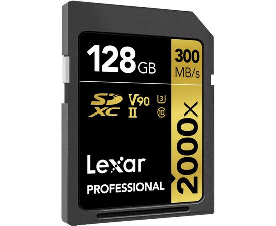 Карта памяти Lexar 128GB SDXC class 10 UHS-II 2000x Professional (LSD2000128G-BNNNG), изображение 2 Карта памяти Lexar 128GB SDXC class 10 UHS-II 2000x Professional (LSD2000128G-BNNNG), изображение 2