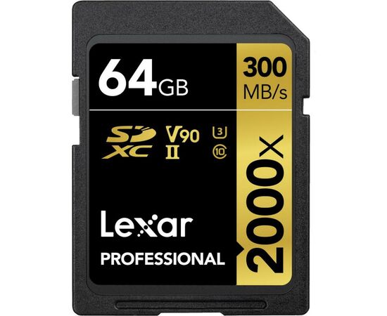 Карта памяти Lexar 64GB SDXC class 10 UHS-II 2000x Professional (LSD2000064G-BNNNG) Карта памяти Lexar 64GB SDXC class 10 UHS-II 2000x Professional (LSD2000064G-BNNNG)