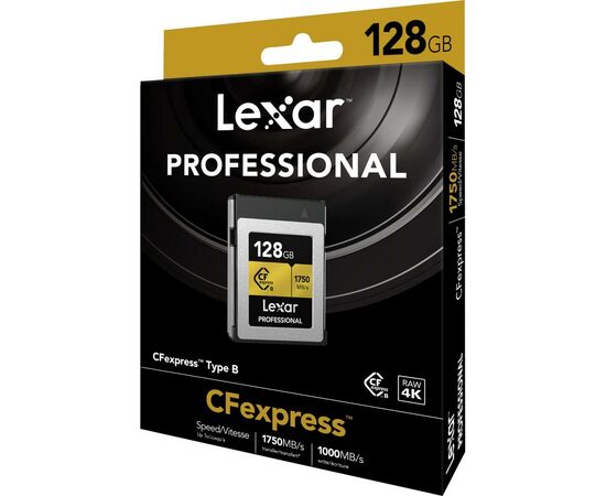 Карта памяти Lexar 128GB CFexpress Type-B Professional (LCFX10-128CRB), изображение 4 Карта памяти Lexar 128GB CFexpress Type-B Professional (LCFX10-128CRB), изображение 4