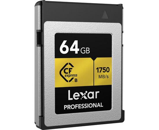 Карта памяти Lexar 64GB CFexpress Type-B Professional (LCFX10-64GCRB), изображение 2 Карта памяти Lexar 64GB CFexpress Type-B Professional (LCFX10-64GCRB), изображение 2