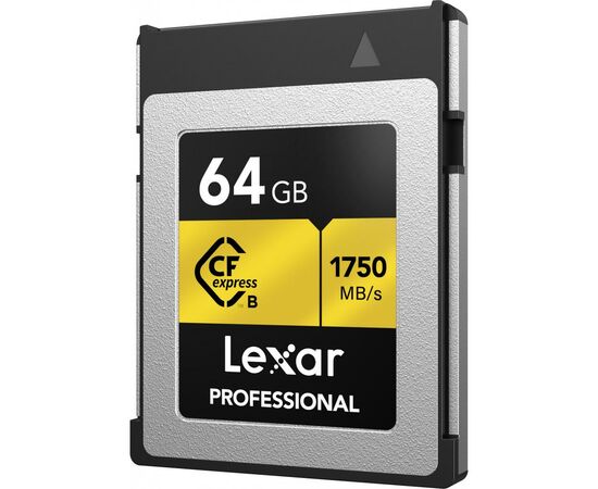 Карта памяти Lexar 64GB CFexpress Type-B Professional (LCFX10-64GCRB), изображение 3 Карта памяти Lexar 64GB CFexpress Type-B Professional (LCFX10-64GCRB), изображение 3