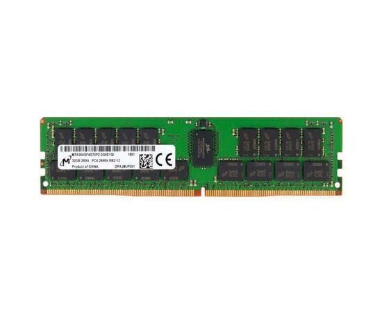 Модуль памяти для сервера DDR4 32GB ECC RDIMM 2666MHz 2Rx4 1.2V CL19 Micron (MTA36ASF4G72PZ-2G6J1) Модуль памяти для сервера DDR4 32GB ECC RDIMM 2666MHz 2Rx4 1.2V CL19 Micron (MTA36ASF4G72PZ-2G6J1)