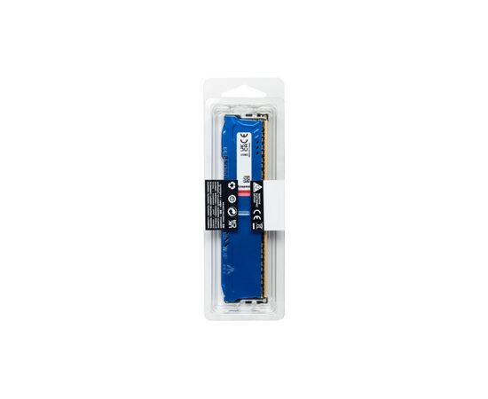 Модуль памяти для компьютера DDR3 4GB 1600 MHz Fury Beast Blue Kingston Fury (ex.HyperX) (KF316C10B/4), изображение 6 Модуль памяти для компьютера DDR3 4GB 1600 MHz Fury Beast Blue Kingston Fury (ex.HyperX) (KF316C10B/4), изображение 6