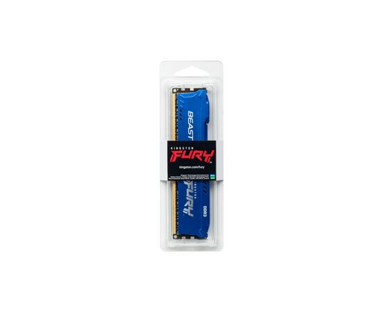 Модуль памяти для компьютера DDR3 8GB 1600 MHz Fury Beast Blue Kingston Fury (ex.HyperX) (KF316C10B/8), изображение 5 Модуль памяти для компьютера DDR3 8GB 1600 MHz Fury Beast Blue Kingston Fury (ex.HyperX) (KF316C10B/8), изображение 5