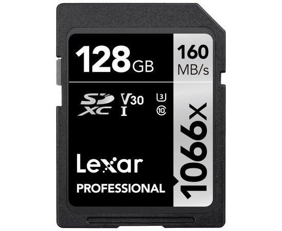 Карта памяти Lexar 128GB SDXC class 10 UHS-II V30 U3 1066x (LSD1066128G-BNNNG) Карта памяти Lexar 128GB SDXC class 10 UHS-II V30 U3 1066x (LSD1066128G-BNNNG)