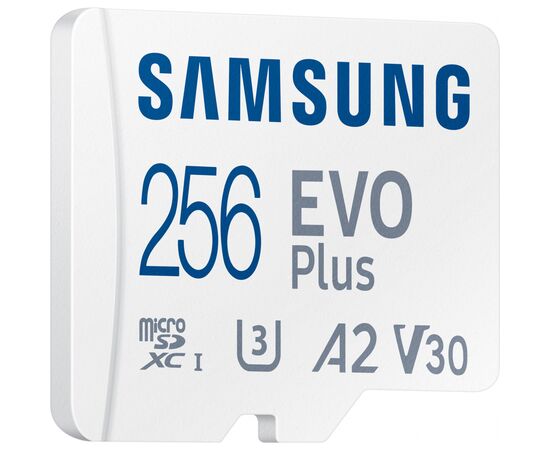 Карта памяти Samsung 256GB microSDXC class 10 EVO PLUS UHS-I (MB-MC256KA/RU), изображение 3 Карта памяти Samsung 256GB microSDXC class 10 EVO PLUS UHS-I (MB-MC256KA/RU), изображение 3