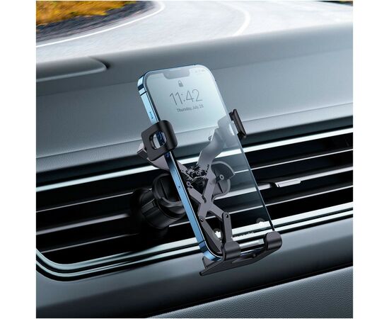 Универсальный автодержатель Baseus Stable Gravitational Car Mount Lite (Air Outlet Version) (SUWX010001), изображение 10 Универсальный автодержатель Baseus Stable Gravitational Car Mount Lite (Air Outlet Version) (SUWX010001), изображение 10